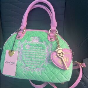 Juicy Couture Juicy Couture green and pink fairytale bag